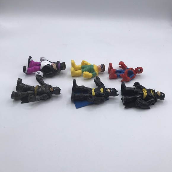 Imaginext DC Super Friends Batman X 3, Penguin, Spider-Man, Dr. Octopus - Picture 7 of 16